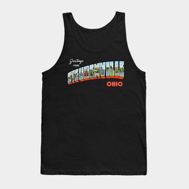 Greetings from Steubenville Ohio Tank Top by reapolo